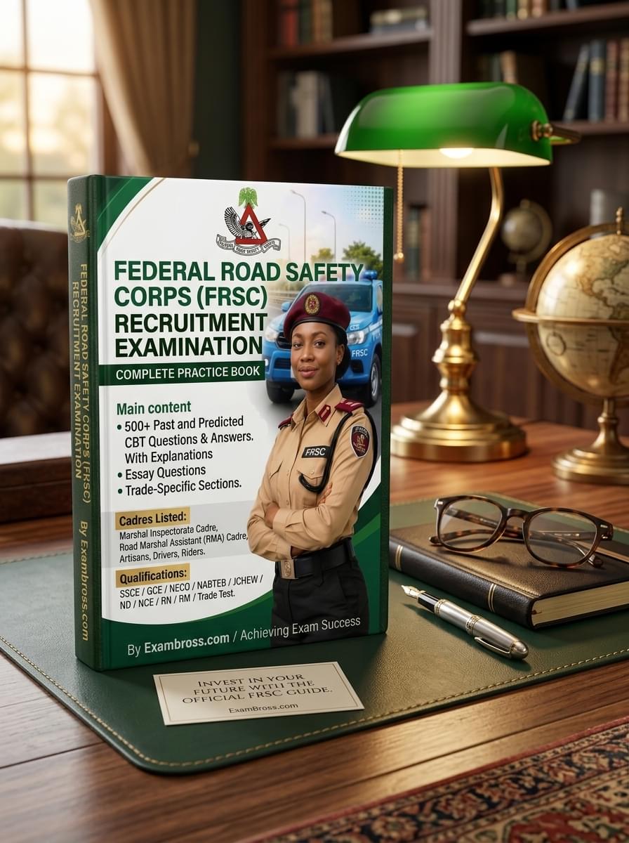 FRSC O-Level Entrance Exam Past Questions - Image 3